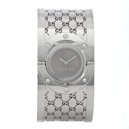 Gucci Stainless Steel 33mm Twirl Quartz Watch Brown 1 of 5