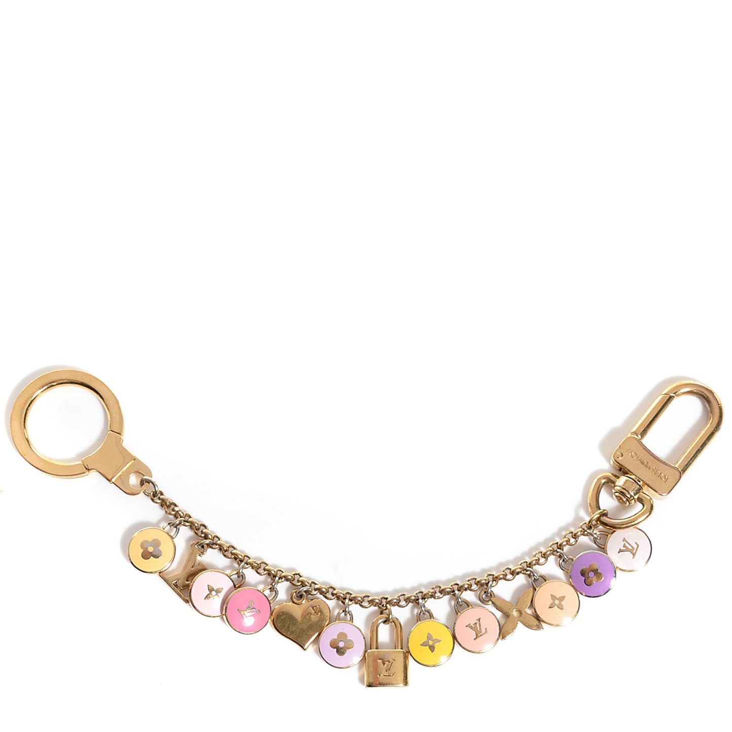 Pastilles Key Chain Bag Charm Multicolor
