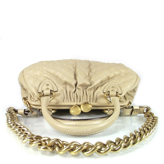 Marc Jacobs Quilted Leather Stam Almond 4 of 9