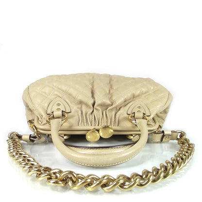 Marc Jacobs Quilted Leather Stam Almond 4 of 9