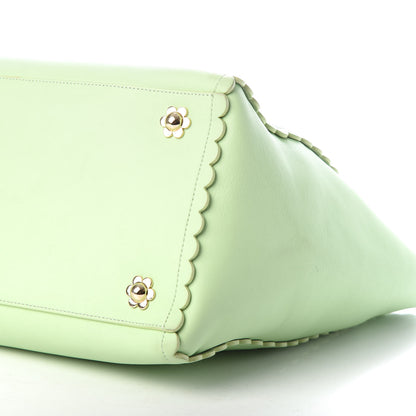 Mulberry Classic Calfskin Cecily Flower Tote Mint Green 8 of 8