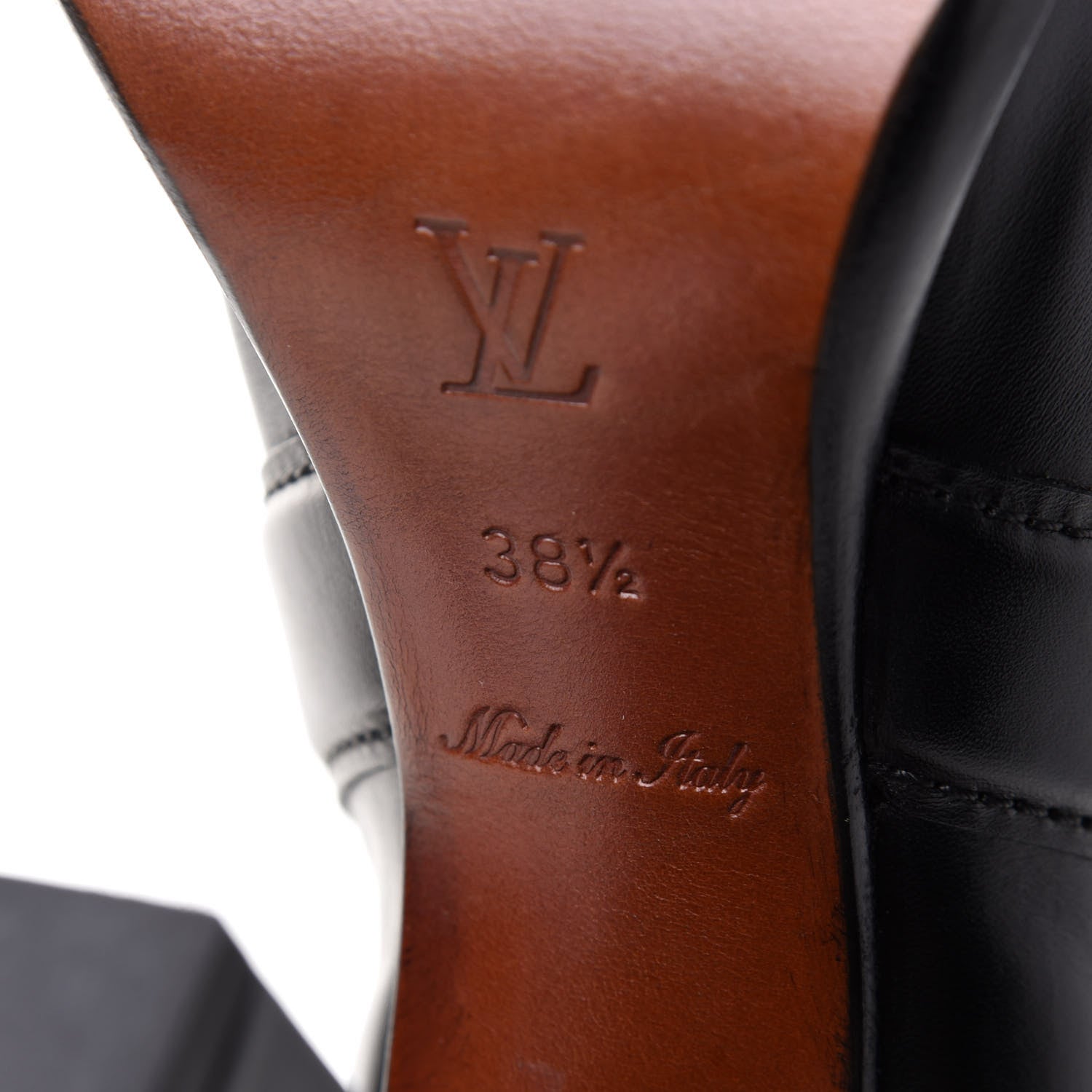 Louis Vuitton Calfskin Forefront High Boots 38 Black 9 of 9