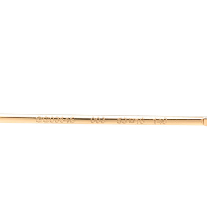 Gucci Metal Pearl Cat Eye Sunglasses GG0364S Gold 6 of 7