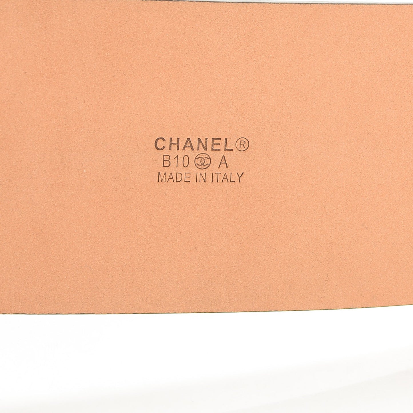 Calfskin CC Belt 95 38 Black