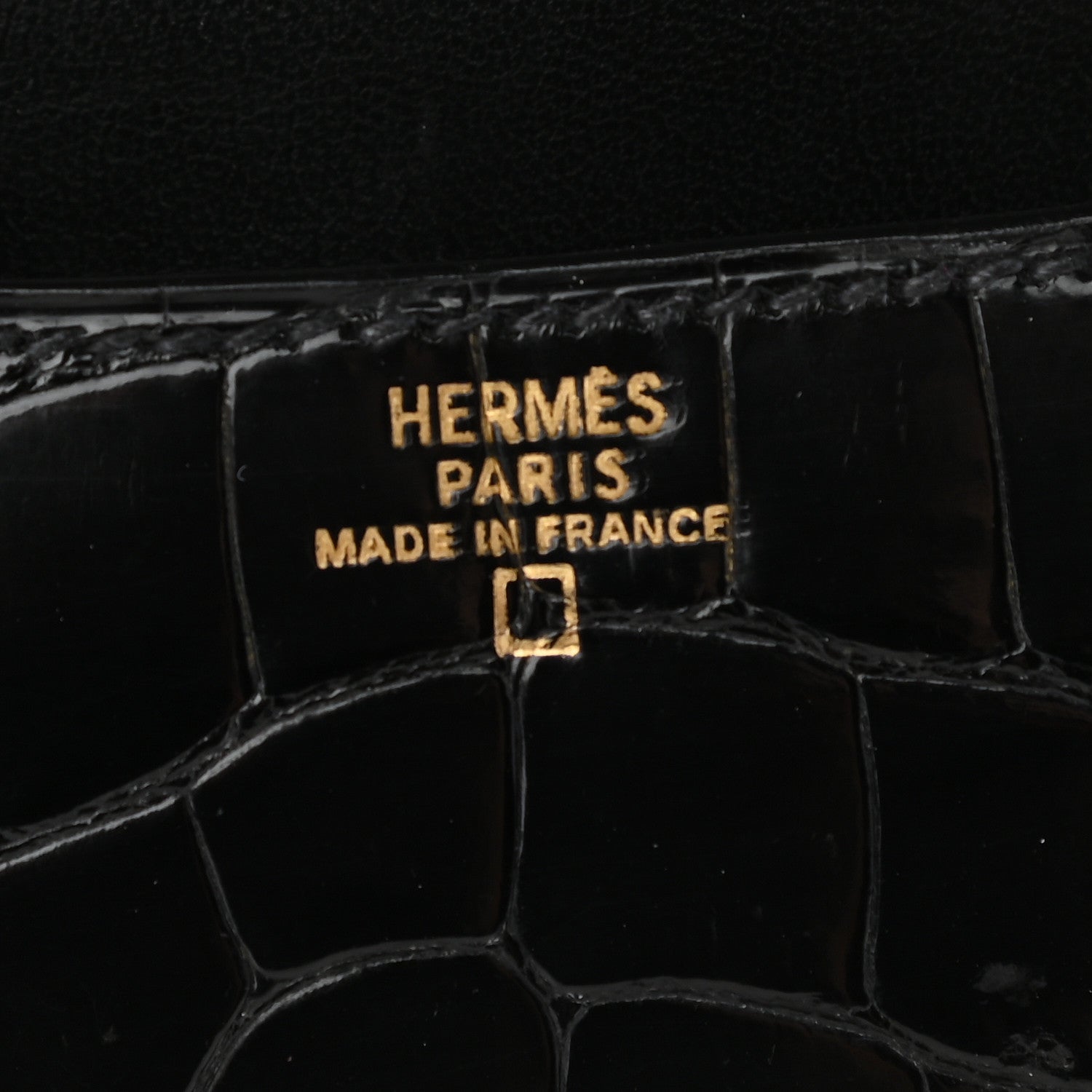 Hermes Shiny Alligator Constance 18 Black 6 of 12