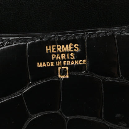 Hermes Shiny Alligator Constance 18 Black 6 of 12
