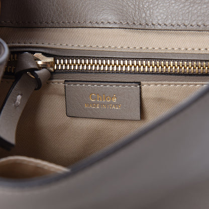 Chloe Suede Calfskin Small Faye Backpack Motty Grey 7 of 9
