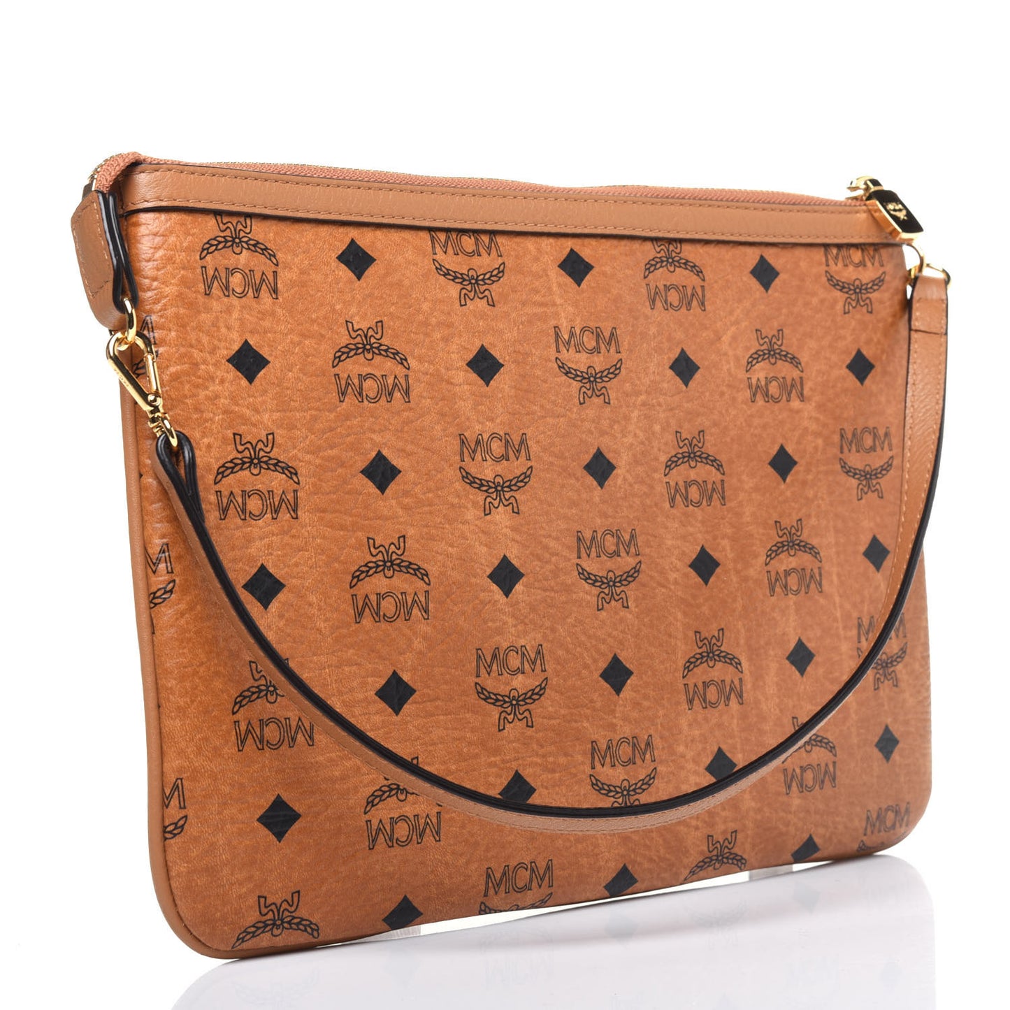 Visetos Liz Shopper Tote Pouch Cognac