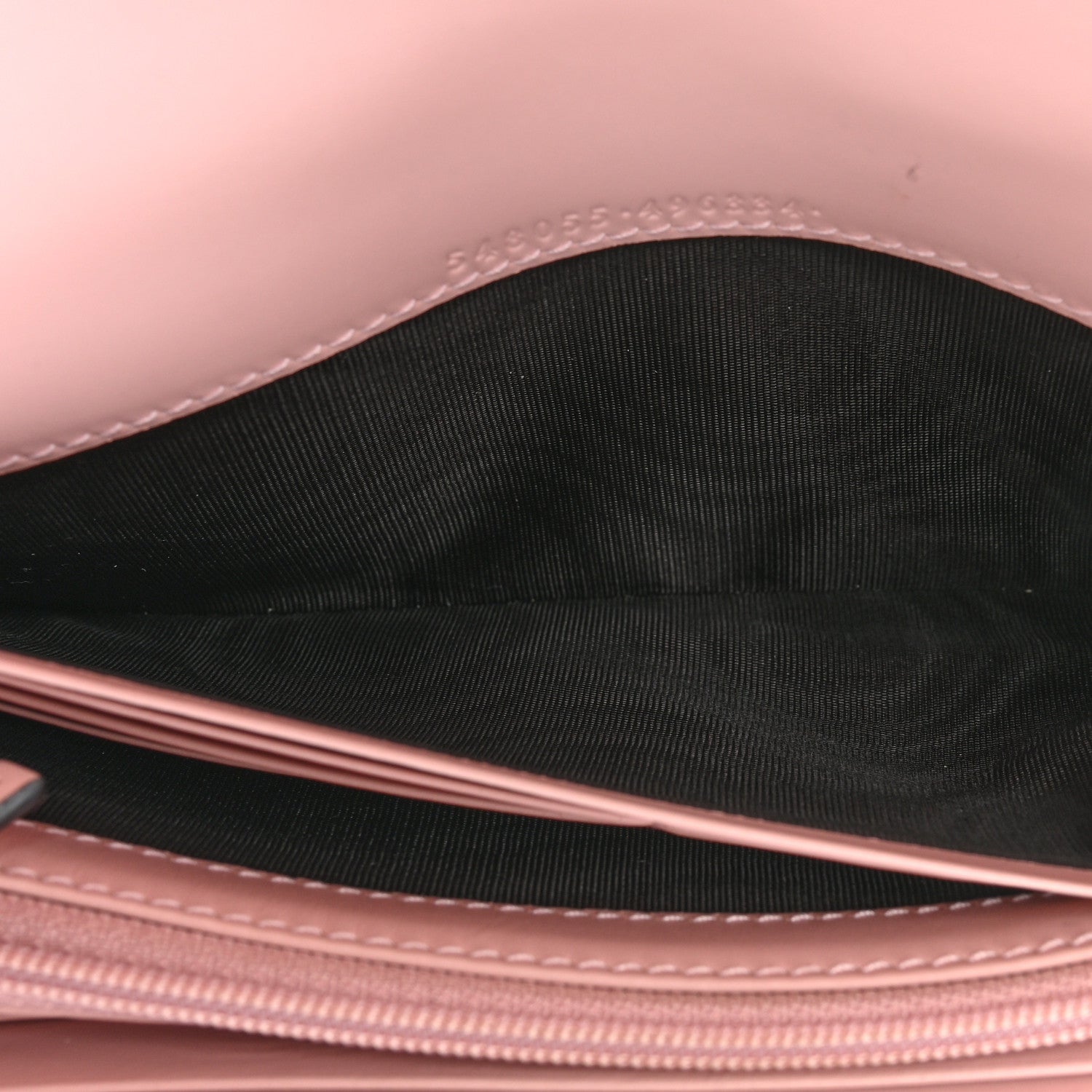 Gucci Guccissima Signature Crystal Cat Continental Flap Wallet Light Candy Pink 8 of 16