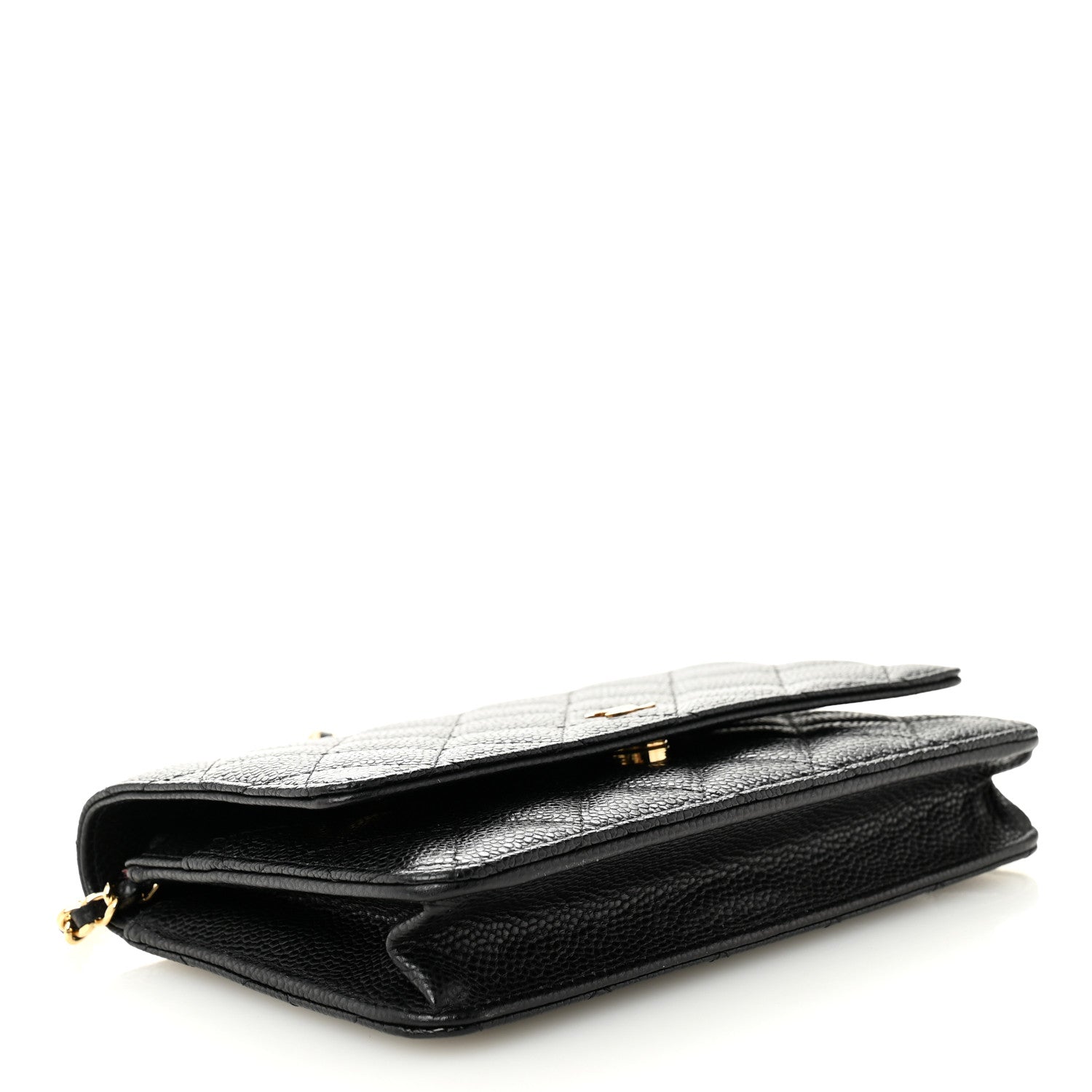 Chanel Caviar Quilted Wallet On Chain WOC Black 4 of 11