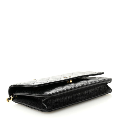 Chanel Caviar Quilted Wallet On Chain WOC Black 4 of 11
