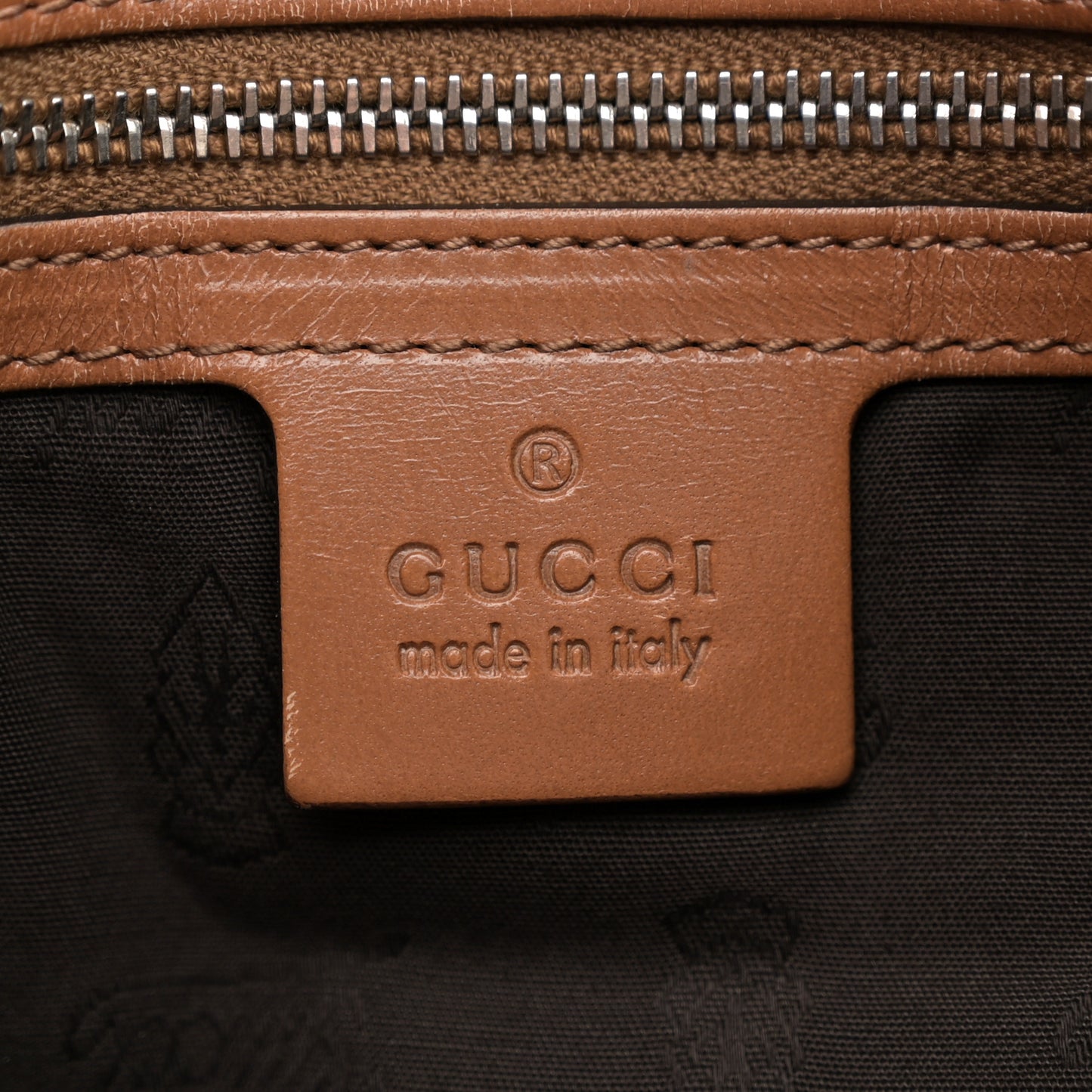 Monogram Large GG Twins Hobo Brown