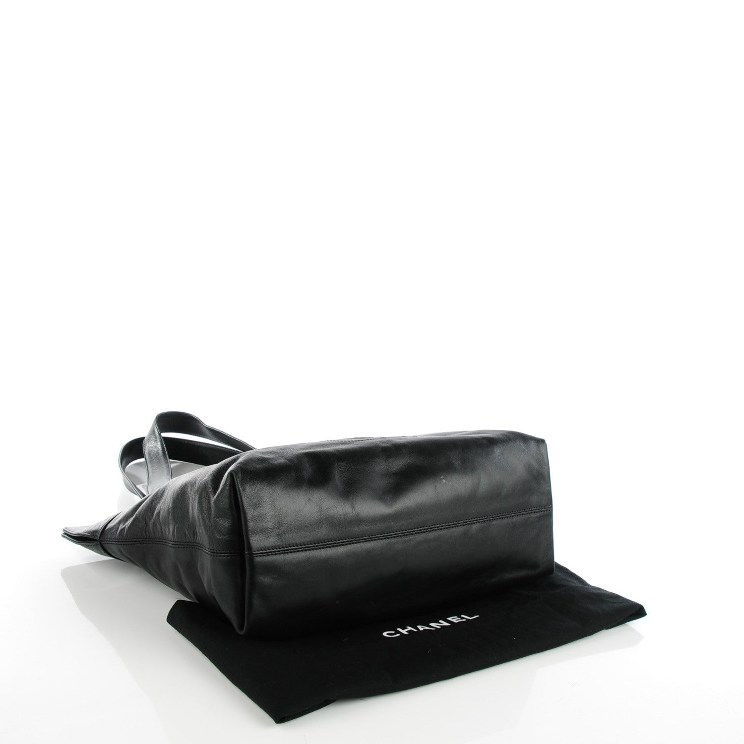 Chanel Lambskin CC Shoulder Bag Black 4 of 7