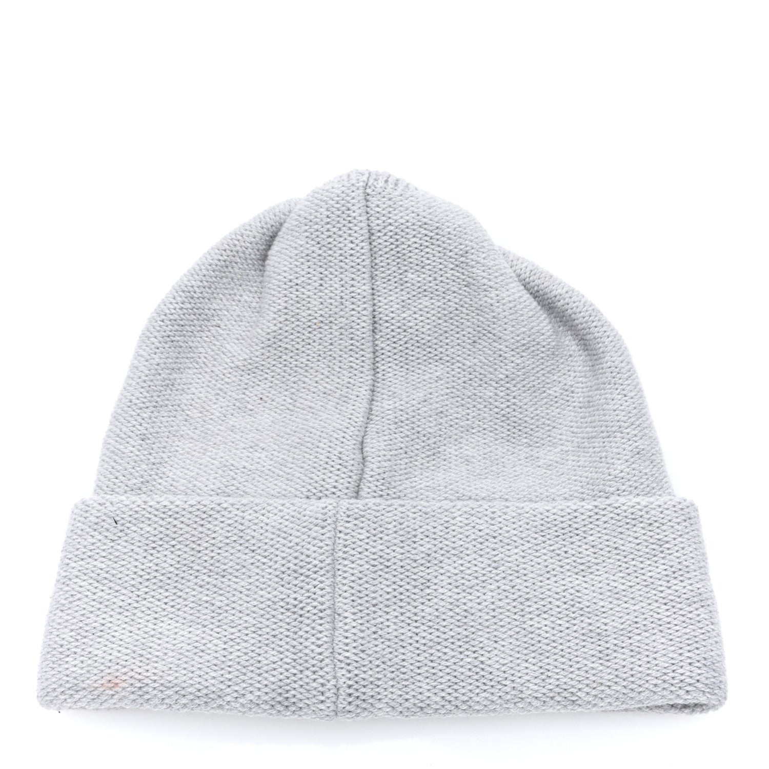 Chanel Cashmere CC Beanie Hat Grey 2 of 5