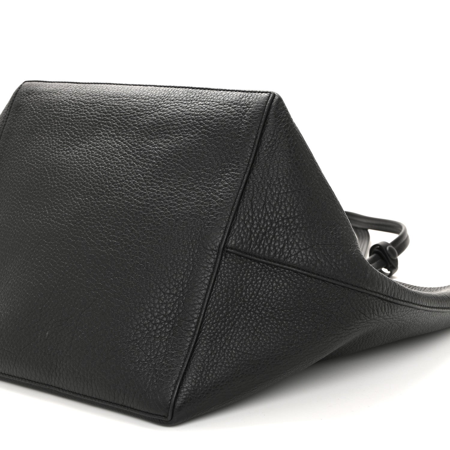 The Row Grained Calfskin Park Tote Three Black 9 of 9