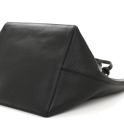 The Row Grained Calfskin Park Tote Three Black 9 of 9