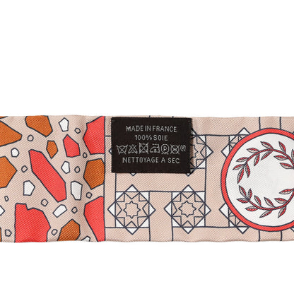 Hermes Silk La Danse Des Amazones Twilly Beige 3 of 4