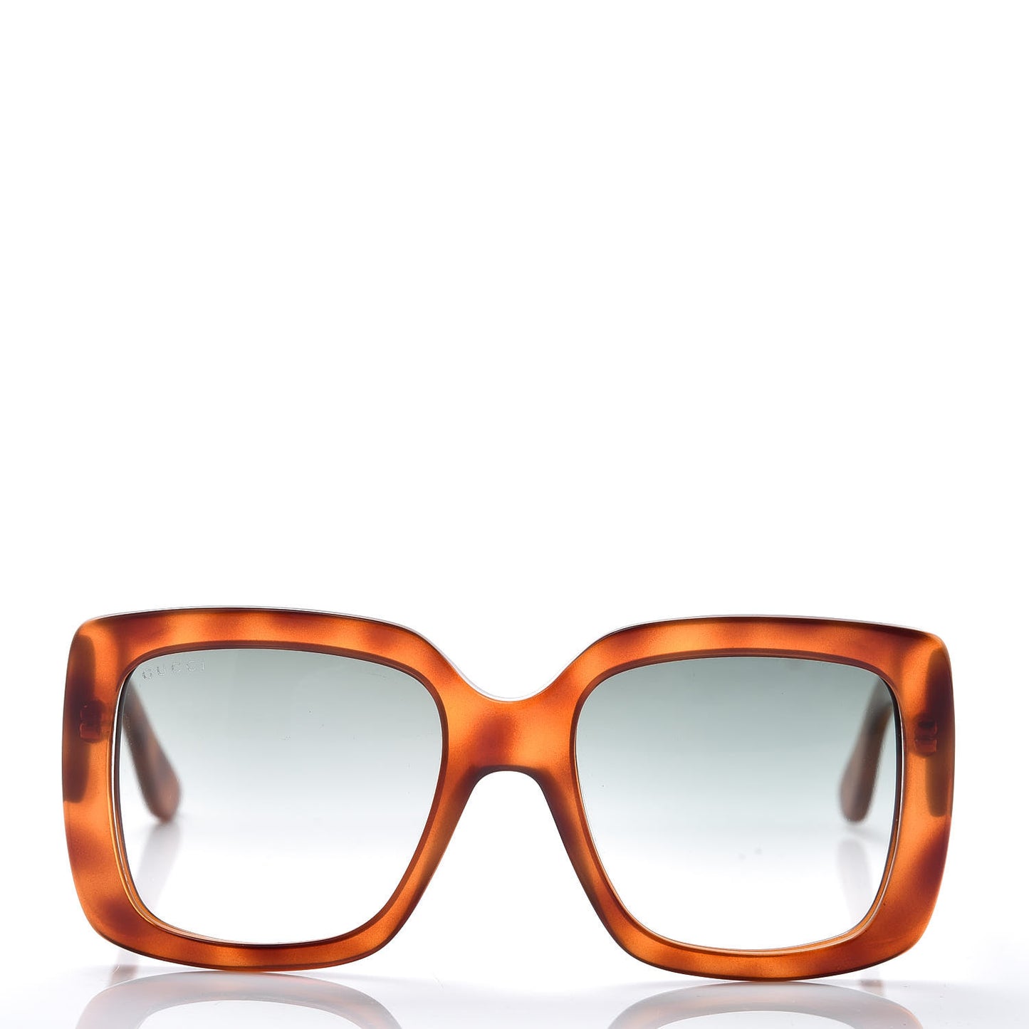 Acetate Square Frame Sunglasses GG0141S Tortoise