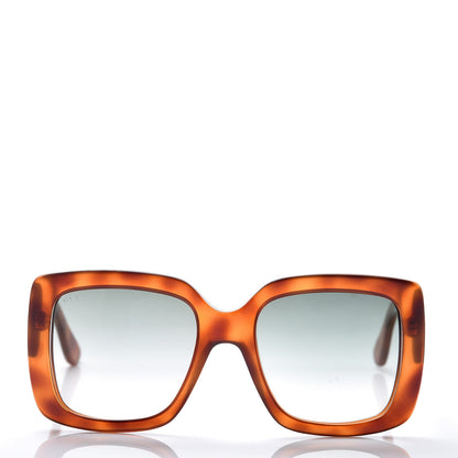 Gucci Acetate Square Frame Sunglasses GG0141S Tortoise 2 of 7