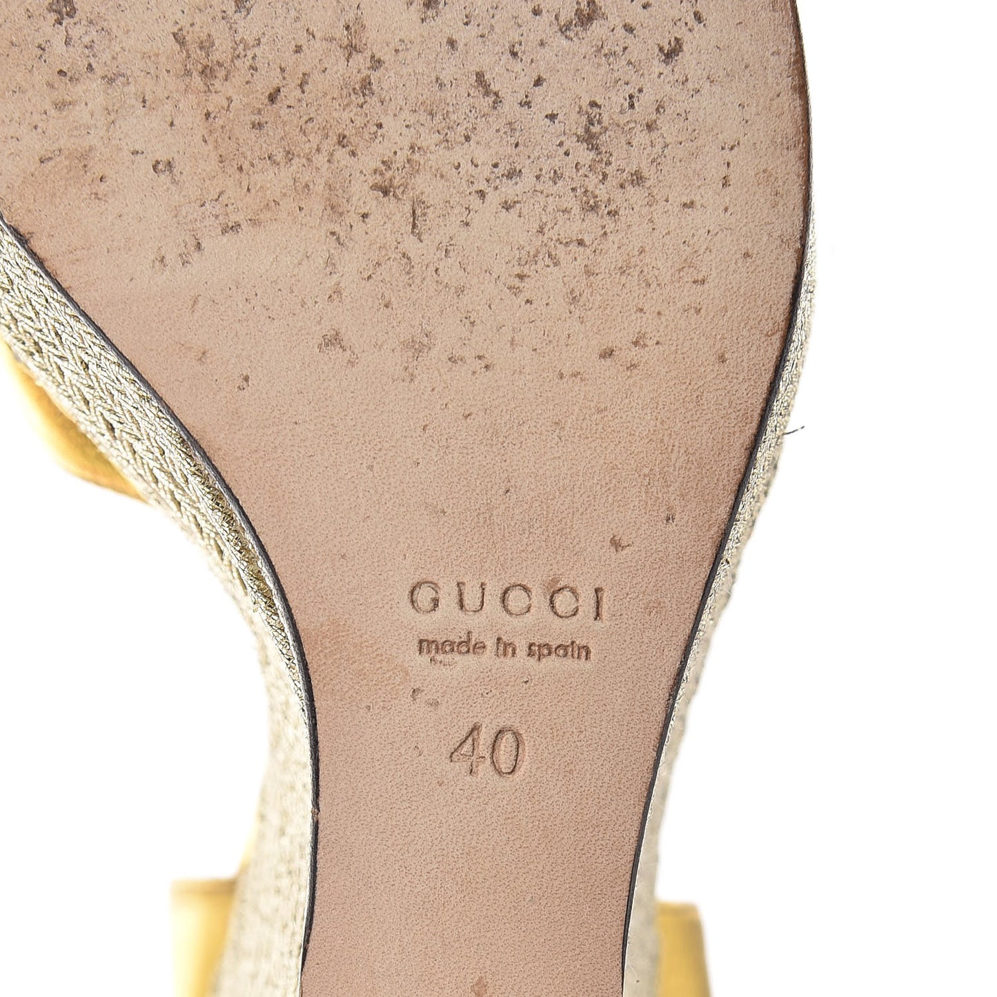 Nappa Satin Alexis Ankle Wrap Platform Espadrille Wedges 40 Yellow Pink