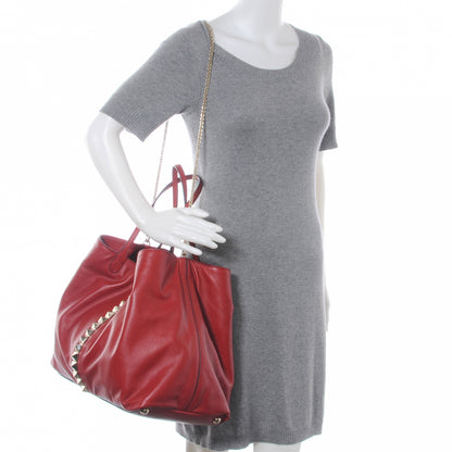 Valentino Garavani Vitello Va Va Voom Tote Red 8 of 8