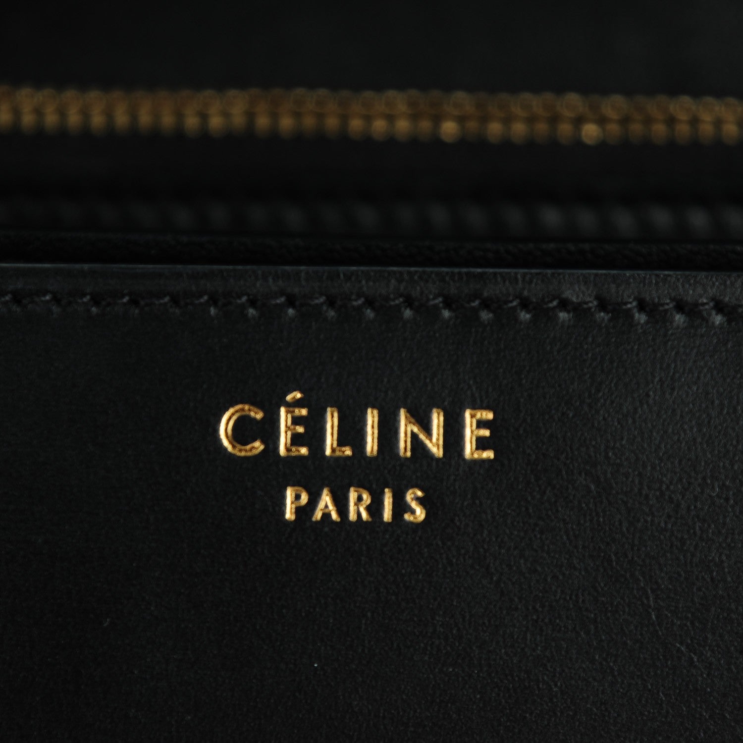 Celine Box Calfskin Medium Classic Box Flap Bag Black 6 of 7