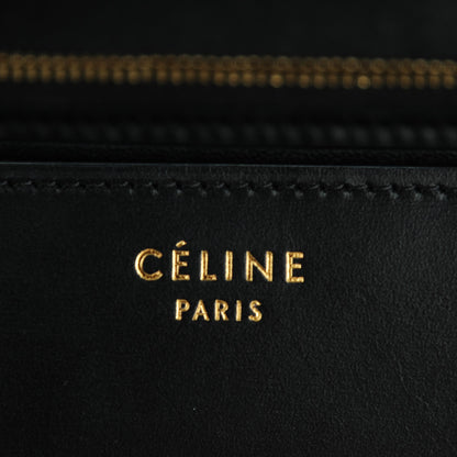 Celine Box Calfskin Medium Classic Box Flap Bag Black 6 of 7