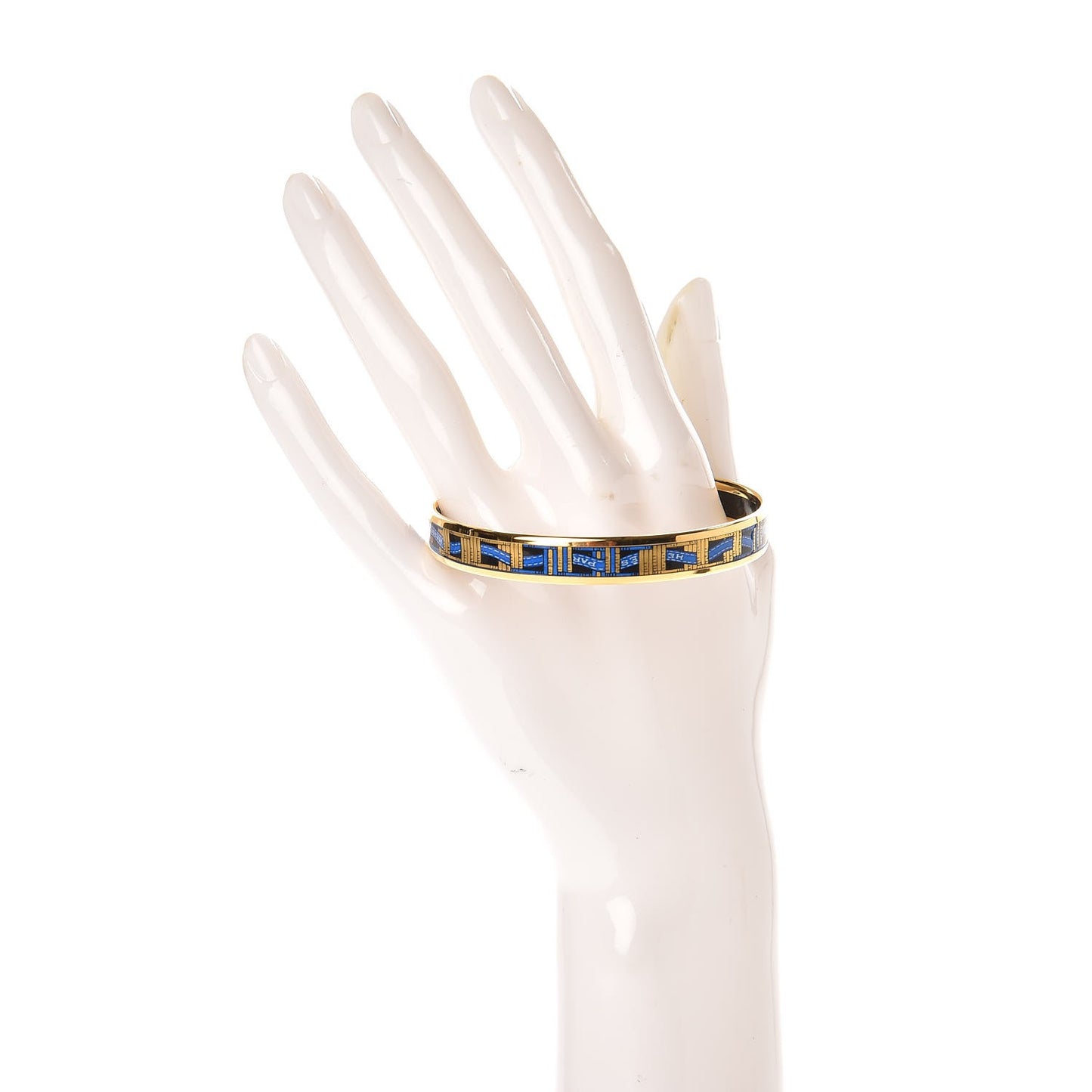 Enamel Printed Narrow Ribbon Bracelet 62