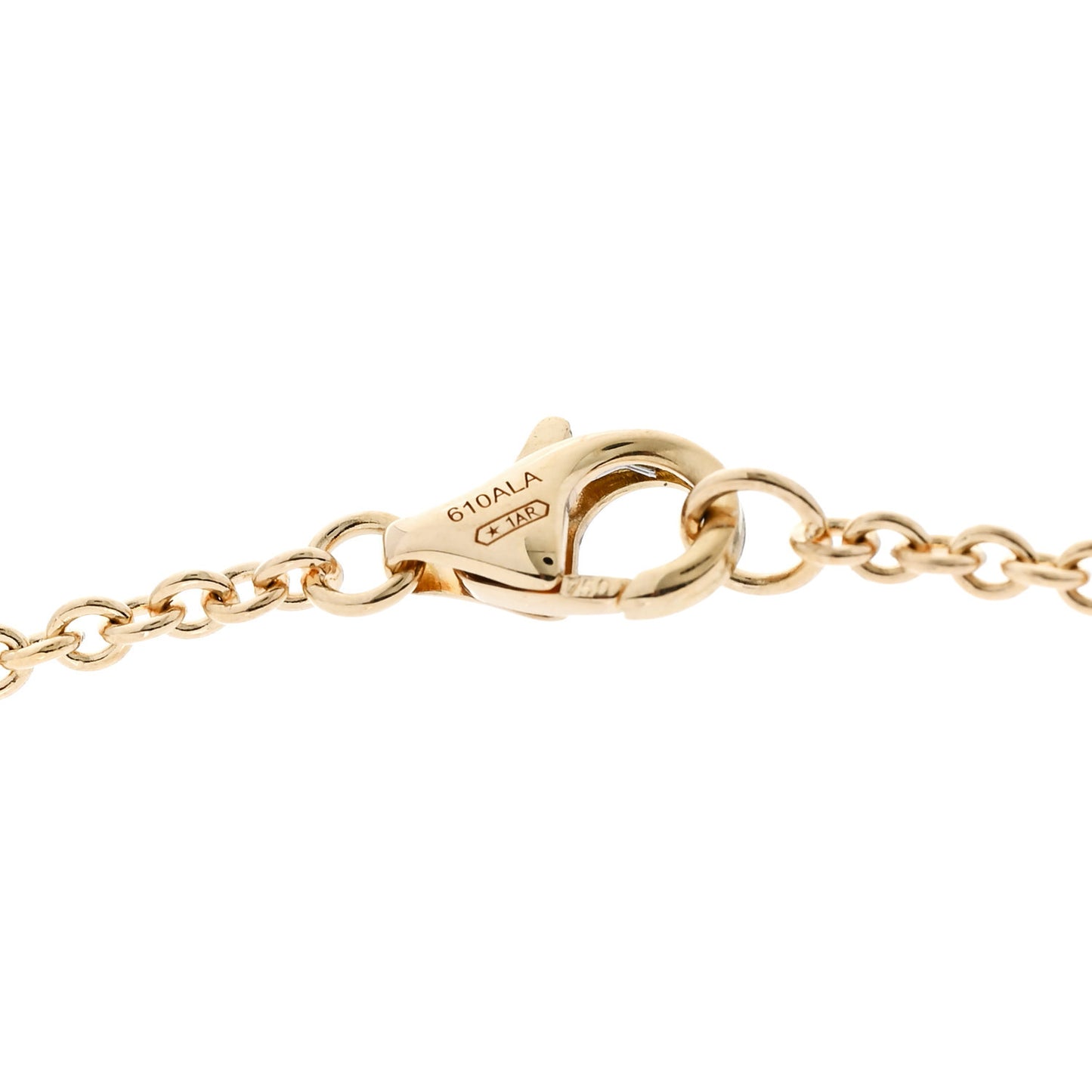 18K Yellow Gold Interlocking LOVE Necklace