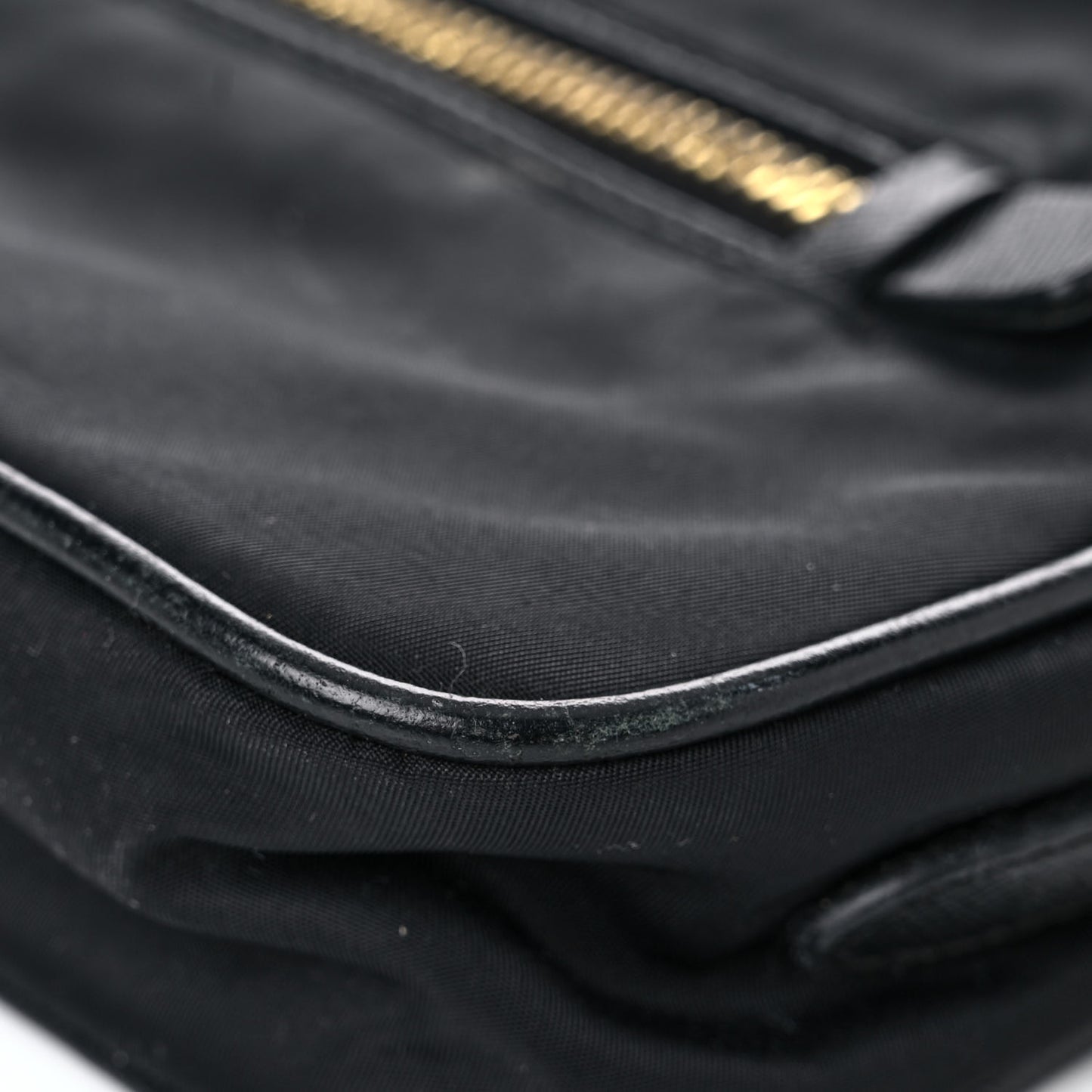 Tessuto Nylon Saffiano Small Crossbody Bag Black