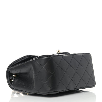 Chanel Lambskin Quilted Mini Square Flap Black 4 of 9