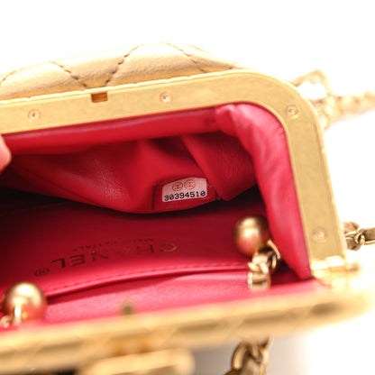 Chanel Metallic Lambskin Quilted Small My Crush Bag Gold 7 of 11