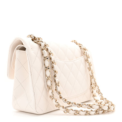 Chanel Caviar Quilted Small Double Flap White 3 of 11