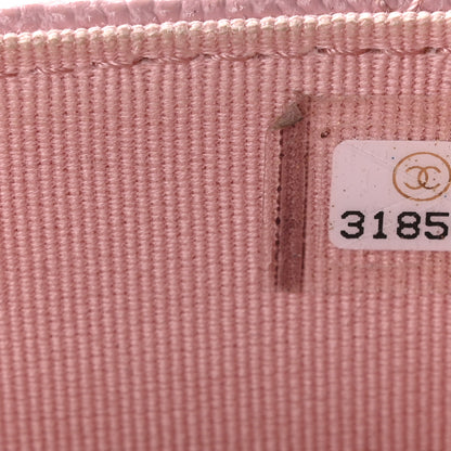 Chanel Caviar Quilted Mini Clutch With Chain Pink 8 of 12