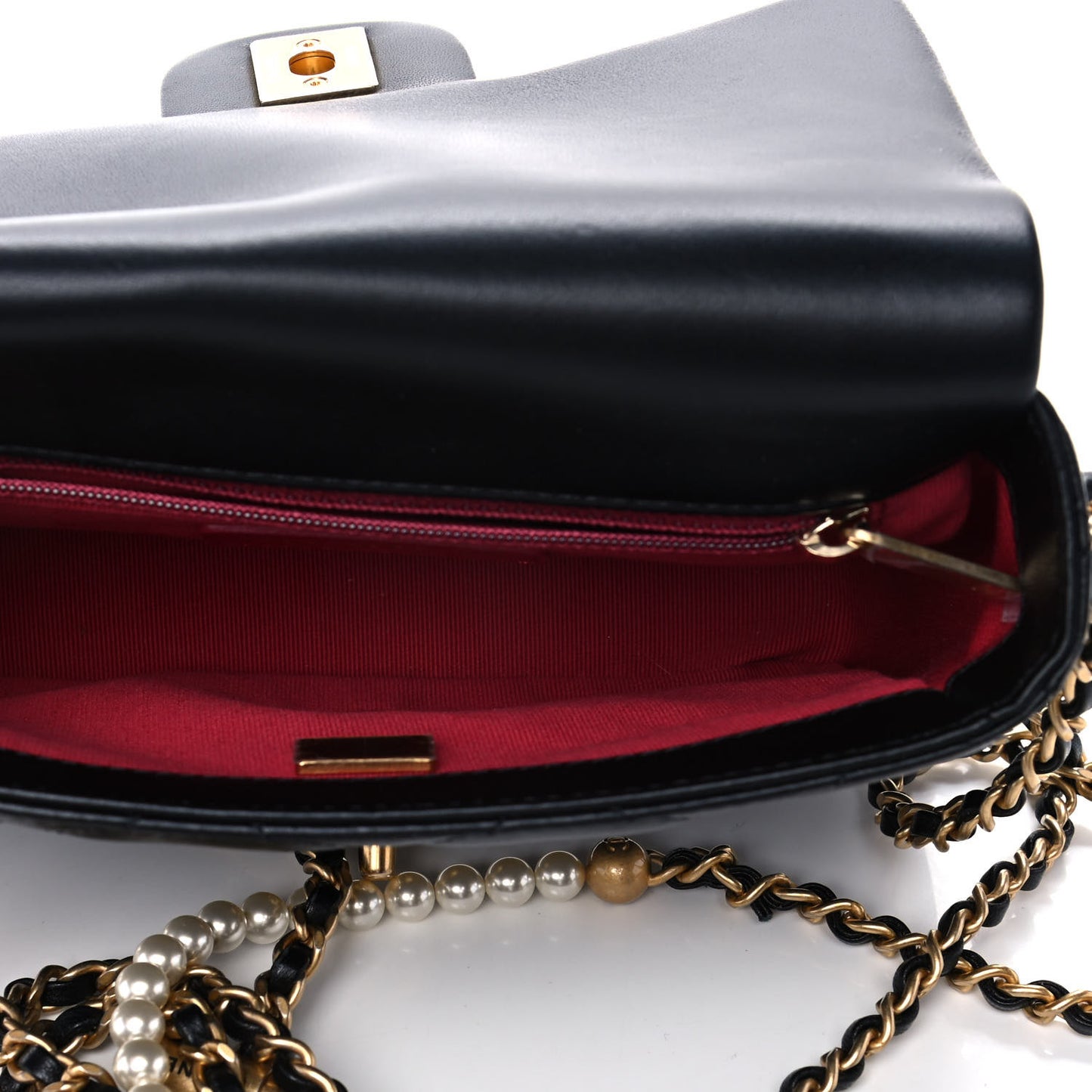 Lambskin Quilted Mini My Perfect Flap Black