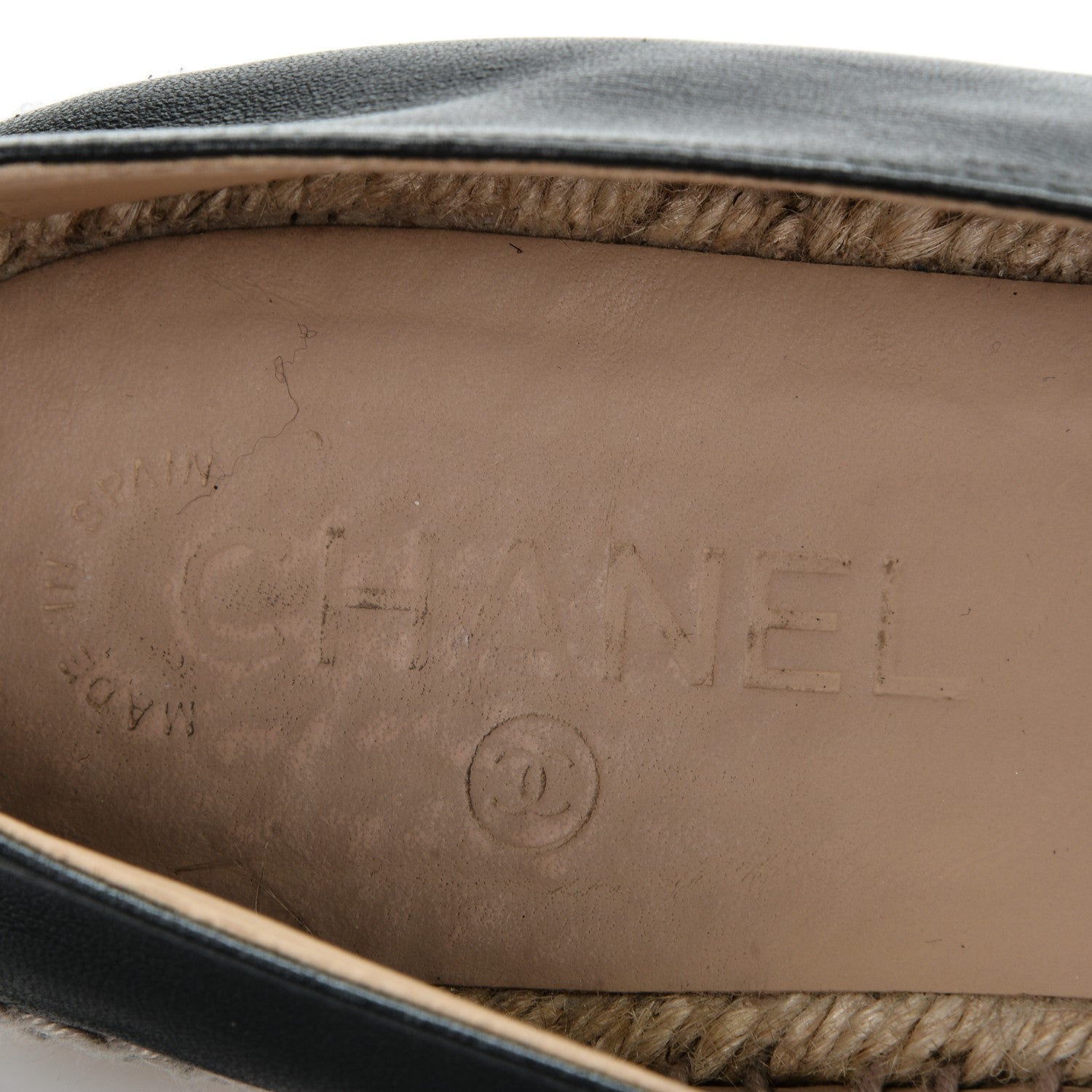 Chanel Lambskin CC Espadrilles 41 Black 7 of 8