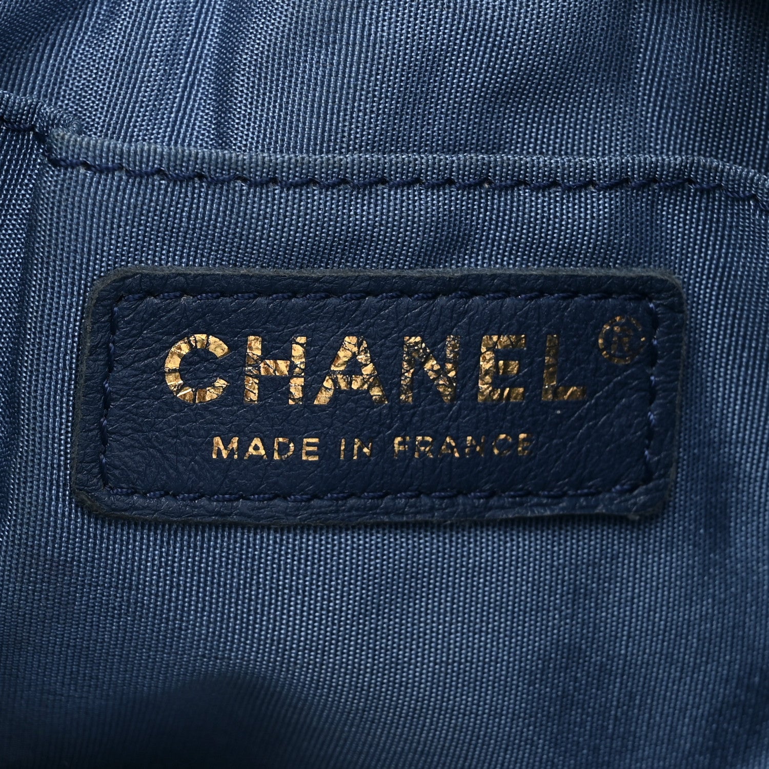 Chanel Denim Quilted Small Mood Bucket With Chain Blue Multicolor 6 of 12