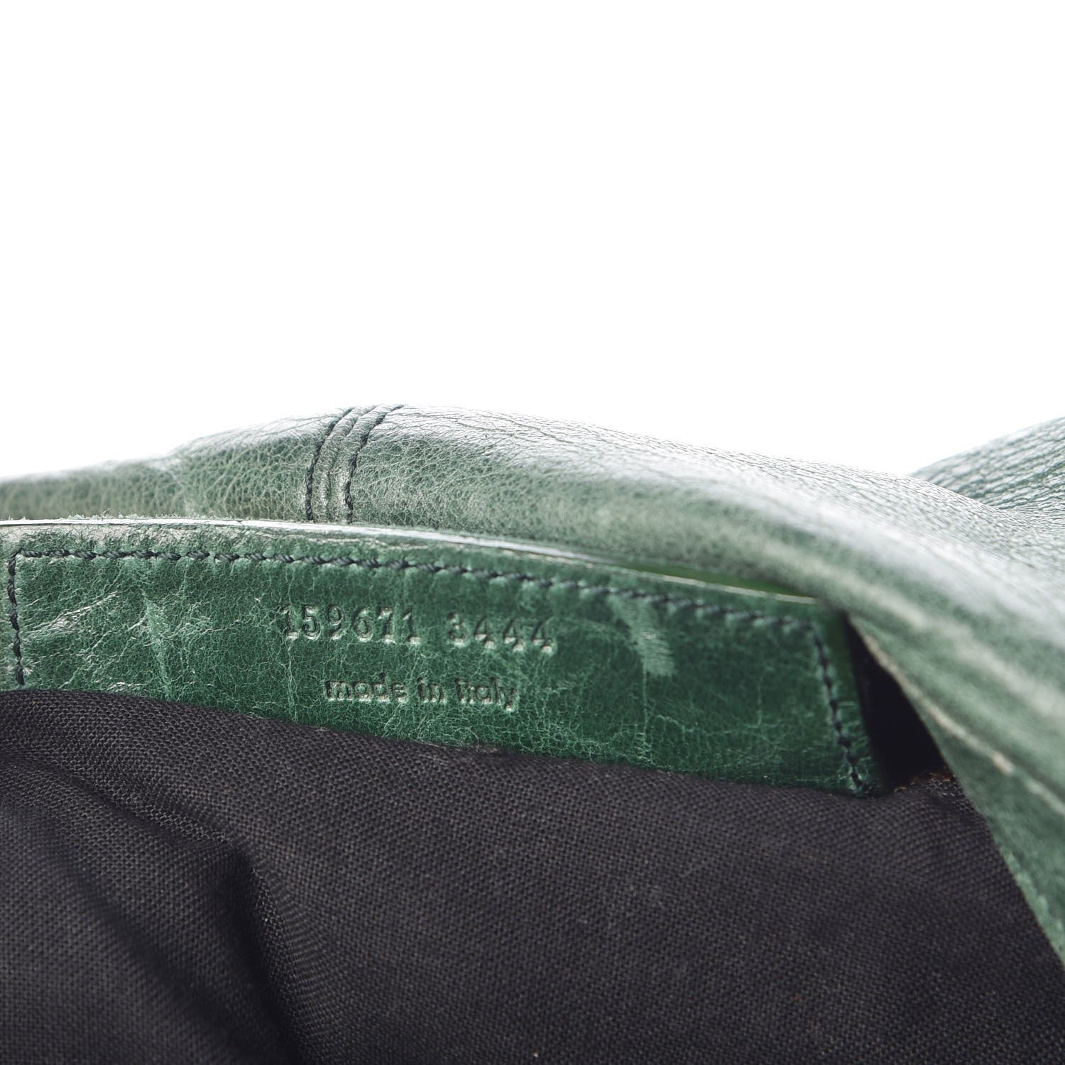 Balenciaga Agneau Classic Hardware Day Hobo Green 7 of 7