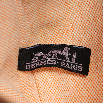 Hermes Cotton Canvas Fourre Tout PM Tote Orange 5 of 15