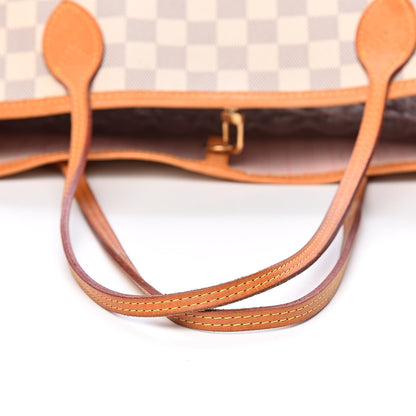 Louis Vuitton Damier Azur Neo Neverfull MM Rose Ballerine 12 of 17