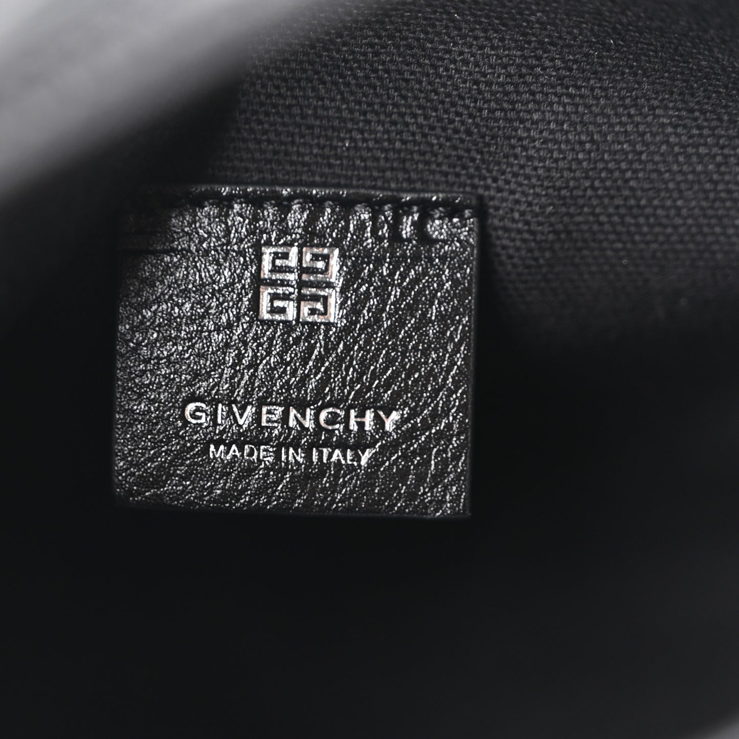 Tumbled Calfskin Nano Voyou Bag Black