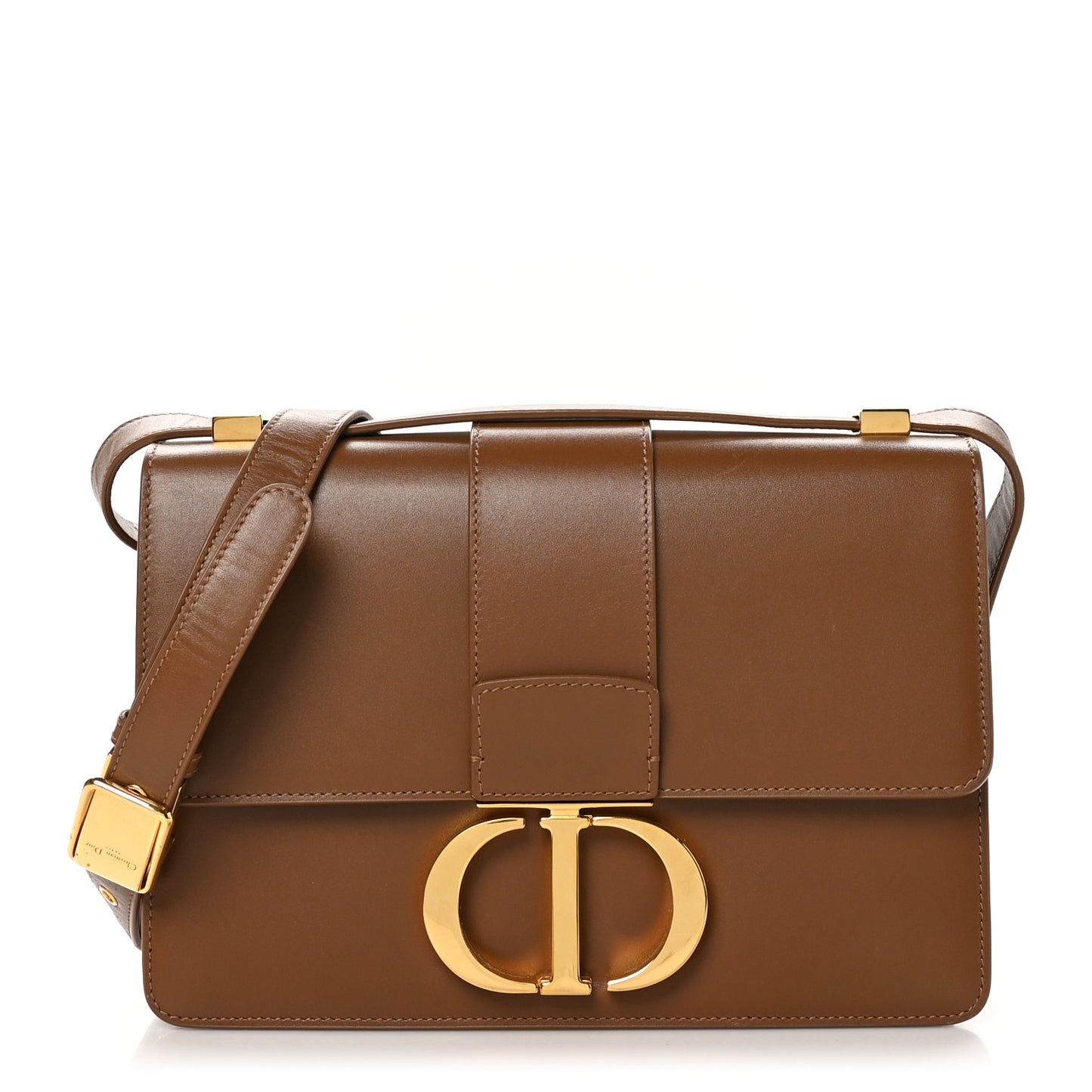 Smooth Calfskin 30 Montaigne Flap Bag Brown