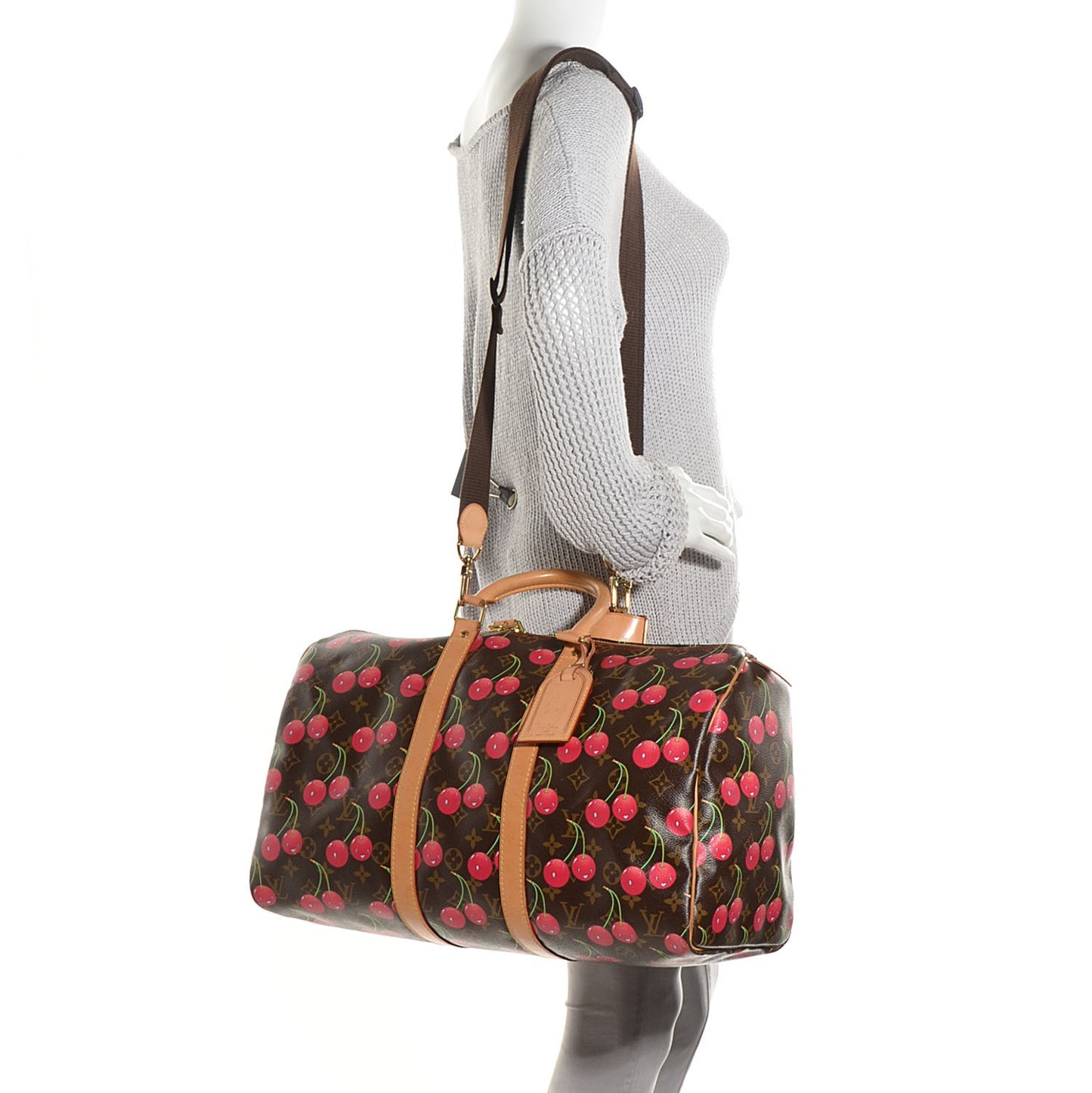 Monogram Cerises Keepall 45