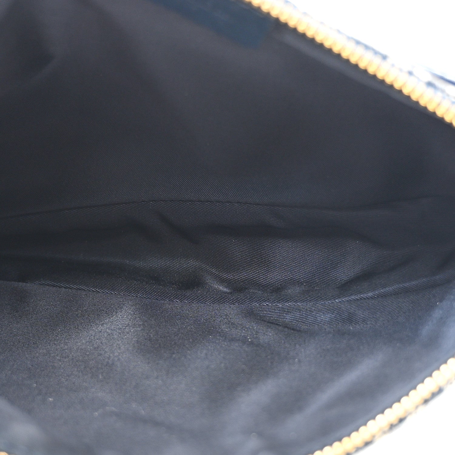Christian Dior Monogram Mini Saddle Pochette Navy 5 of 12