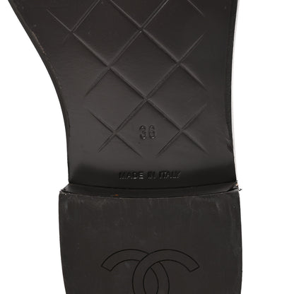 Chanel Lambskin Quilted CC Turnlock Loafers 36 Dark Brown 7 of 10