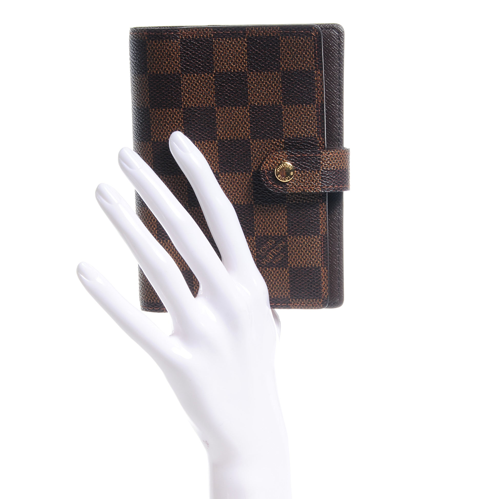 Louis Vuitton Damier Ebene Small Ring Agenda 2 of 8