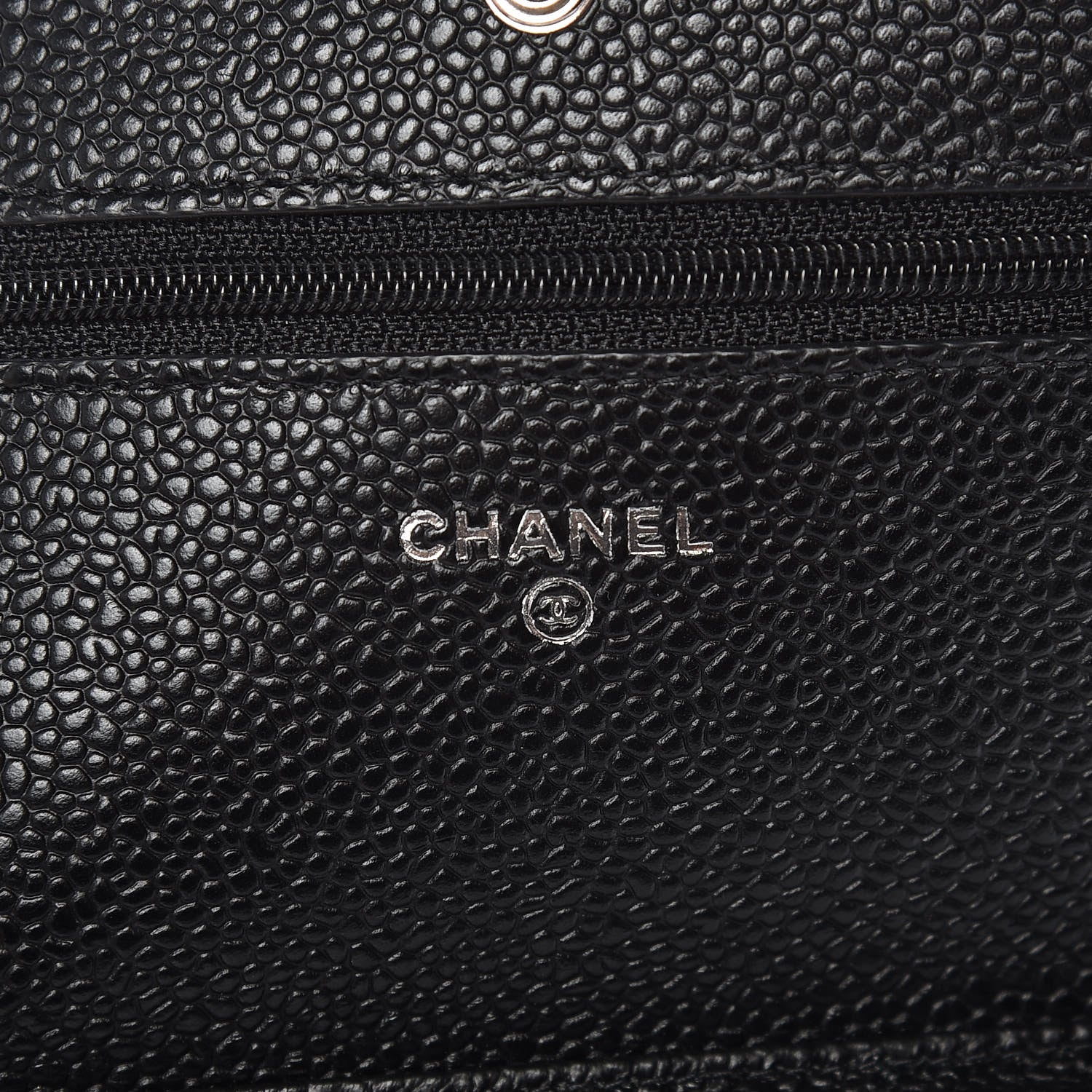 Chanel Caviar Quilted Wallet On Chain WOC Black 6 of 10