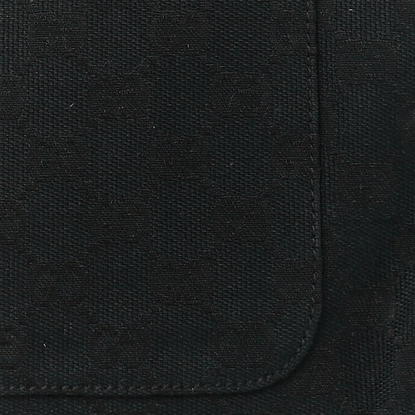 Monogram Flat Messenger Bag Black