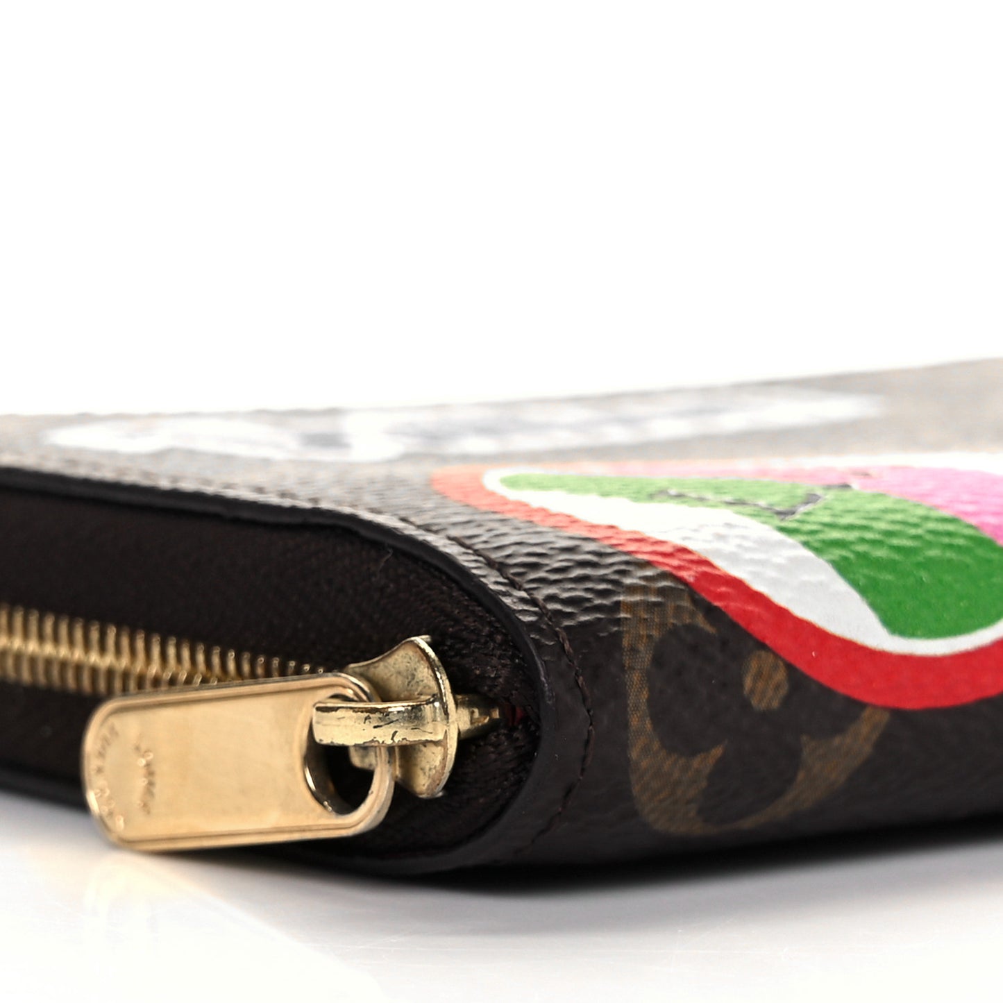 Monogram Travel Stickers Zippy Coin Purse