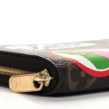 Louis Vuitton Monogram Travel Stickers Zippy Coin Purse 5 of 8
